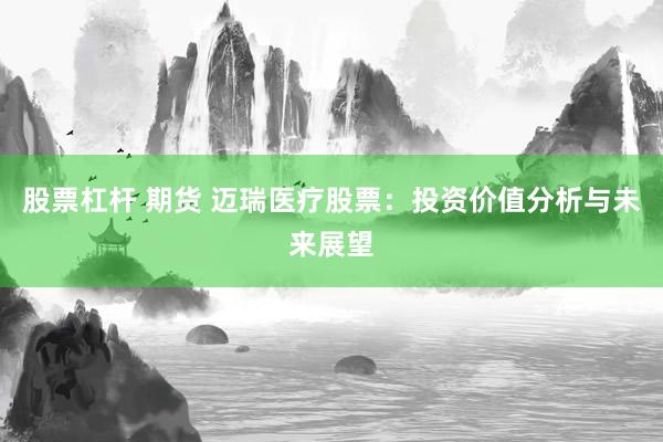 股票杠杆 期货 迈瑞医疗股票：投资价值分析与未来展望