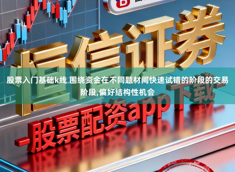 股票入门基础k线 围绕资金在不同题材间快速试错的阶段的交易阶段,偏好结构性机会