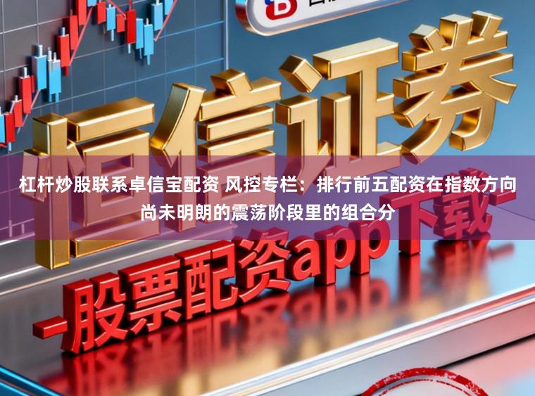 杠杆炒股联系卓信宝配资 风控专栏：排行前五配资在指数方向尚未明朗的震荡阶段里的组合分