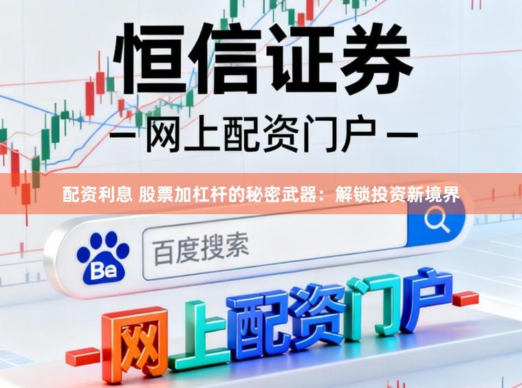 配资利息 股票加杠杆的秘密武器：解锁投资新境界