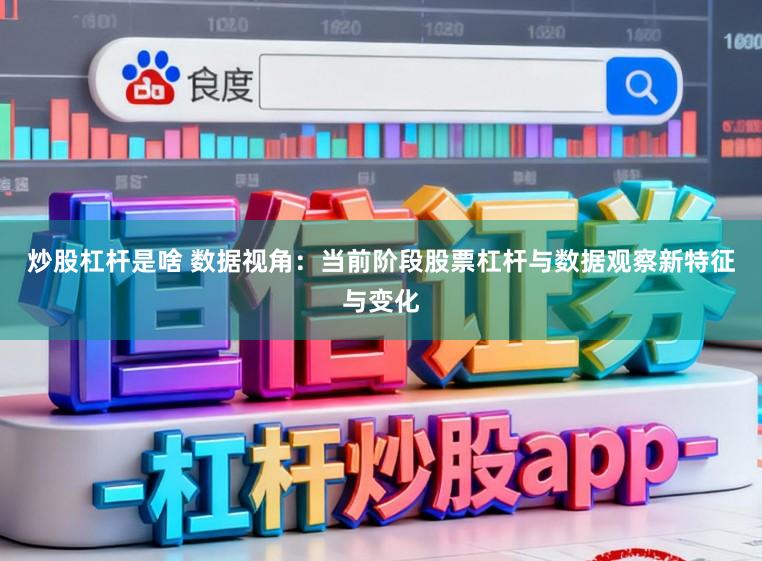 炒股杠杆是啥 数据视角：当前阶段股票杠杆与数据观察新特征与变化